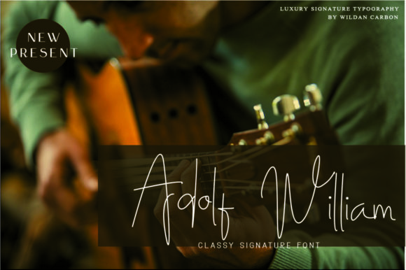 Adolf William: A Stylish Font for Polished Branding