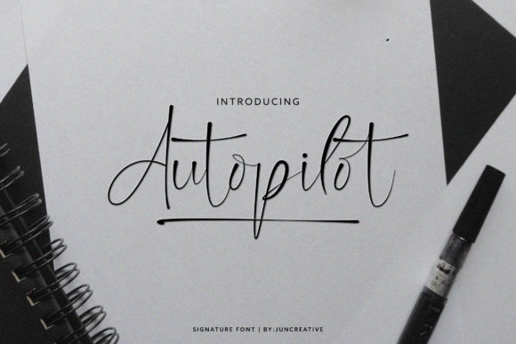 Autopilot: A Handwritten Font for Elegant Web Design