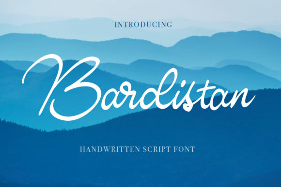 Bardistan: A Handwritten Font for Elegant Web Design