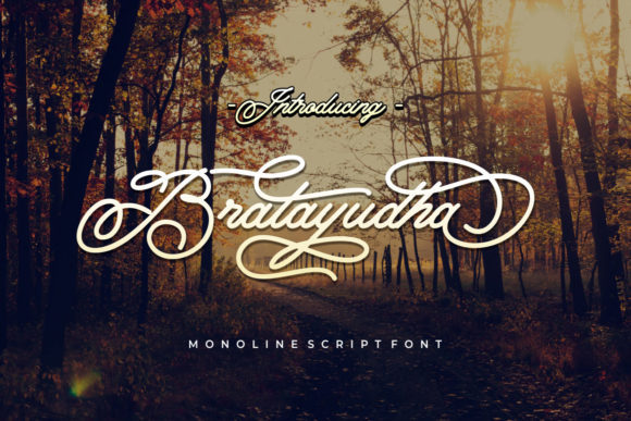 Bratayudha: A Font for Elegant Editorial Design