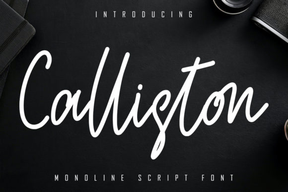 Calliston: A Handwritten Font for Editorial Elegance