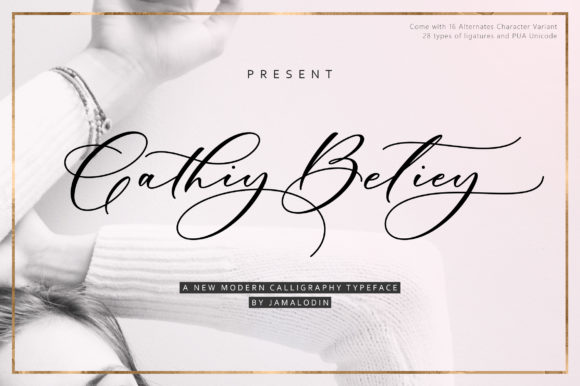 Discover Cathiy Betiey: A Handwritten Font for Web Design