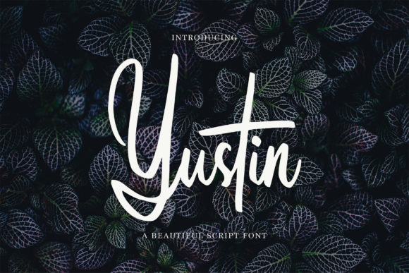 Discover Yustin: A Handwritten Font for Elegant Web Design