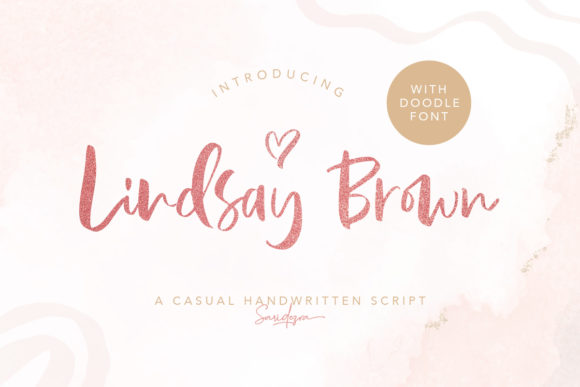 Discovering Lindsay Brown: A Handwritten Font for Elegant Publishing