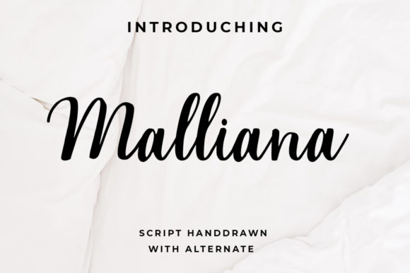 Discovering Malliana: A Charming Script Font for Editorial Design