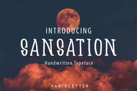 Discovering Sansation: A Handwritten Font for Editorial Elegance