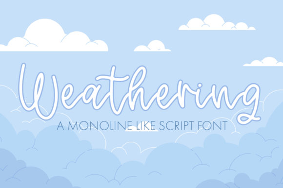 Discovering Weathering: A Handwritten Font for Editorial Charm