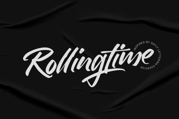 Elevate Your Craft with Rollingtime Font