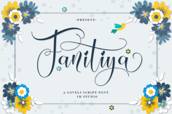 Elevate Your Craft with the Elegant Fanitiya Font