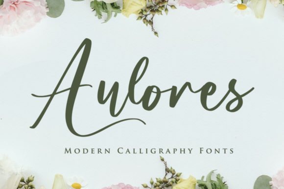 Enhance Your Brand with Aulores: A Stylish Handwritten Font