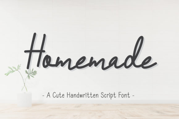 Enhance Your Brand with Homemade: A Handwritten Font