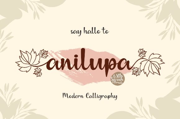 Enhance Your Campaigns with Anilupa, the Elegant Script Font