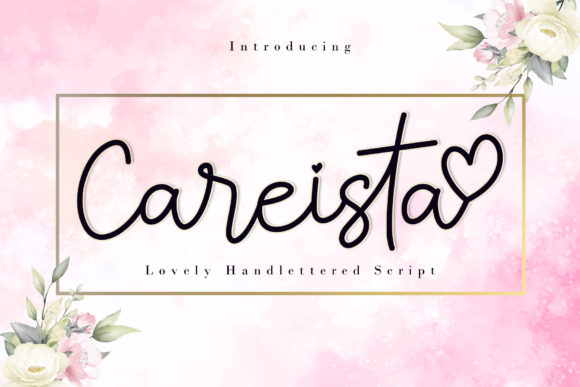 Enhancing Web Design with Careista: A Handwritten Font