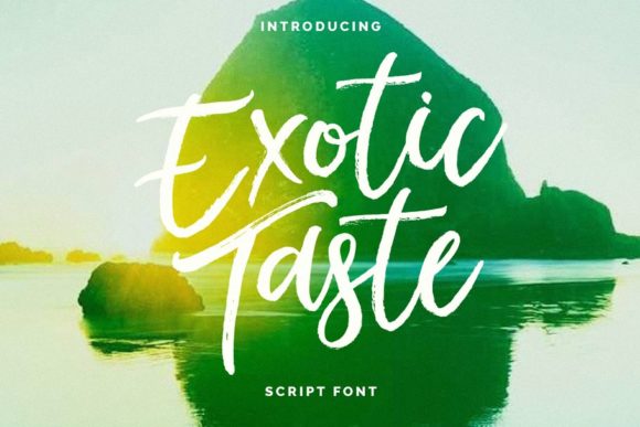 Exotic Taste: A Versatile Script Font for Creative Campaigns