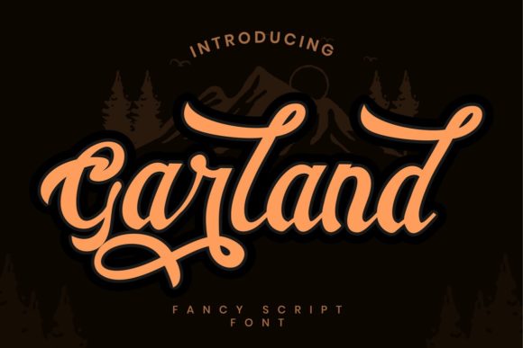 Garland: A Handwritten Font for Elegant Web Design
