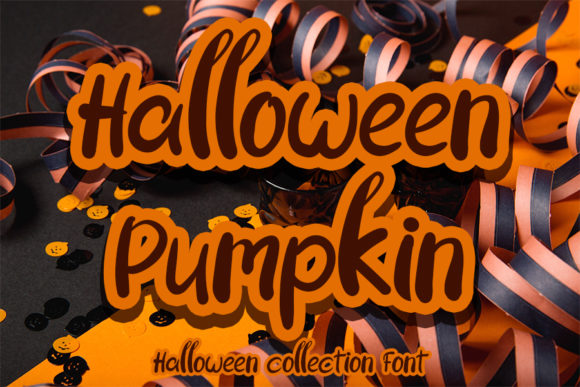 Halloween Pumpkin: A Charming Handwritten Font for Crafters