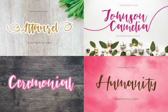 Johnson Camelia: A Handwritten Font for Creative Makers