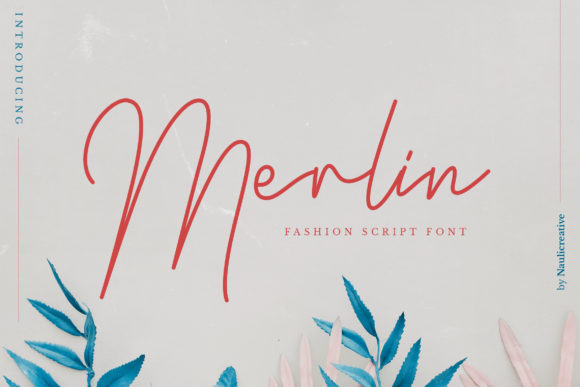 Merlin: A Handwritten Font for Elegant Editorial Design