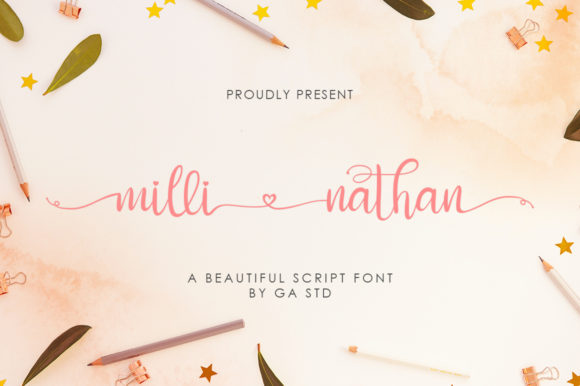 Milli Nathan: A Charming Calligraphy Font for Web Design