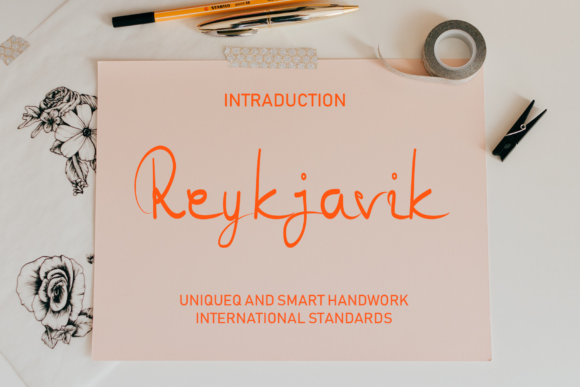 Reykjavik: A Handwritten Font for Polished Branding