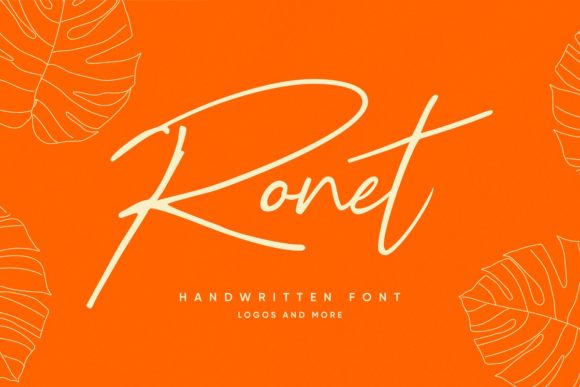 Ronet: A Premium Script Font with Character