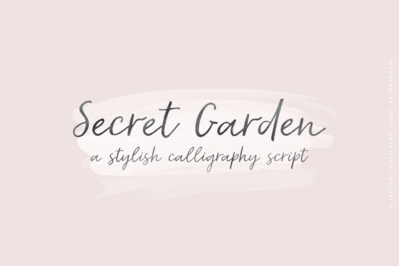 Secret Garden: A Handwritten Font for Elegant Web Design