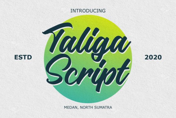 Taliga: A Handwritten Font for Elegant Editorial Design