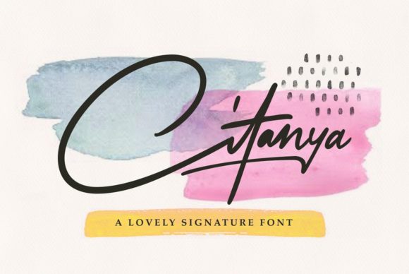 Transform Your Brand with Citanya: A Versatile Handwritten Font