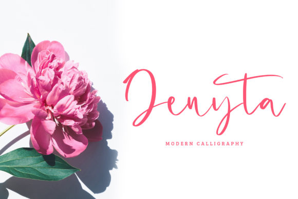 Transform Your Brand with Jenyta: A Handwritten Font for Small Businesses