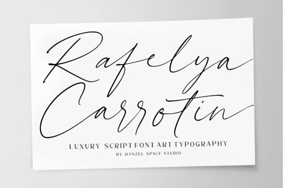 Transform Your Brand with Rafelya Carrotin Font