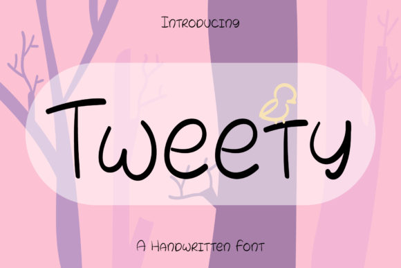 Tweety: A Handwritten Font for Editorial Charm