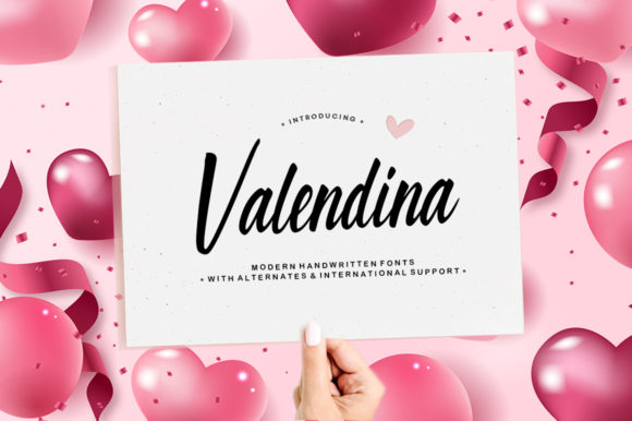 Valendina: The Elegant Script Font for Stunning Brand Visuals