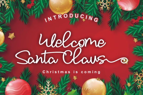 Welcome Santa Claus: A Handwritten Font for Creative Web Design