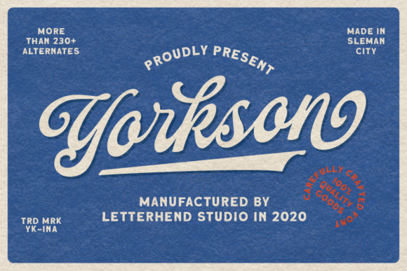 Yorkson: A Stylish Script Font for Polished Branding