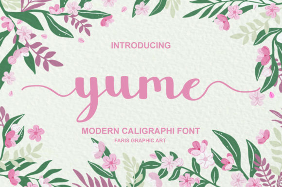 Yume: A Handwritten Font for Elegant Web Design